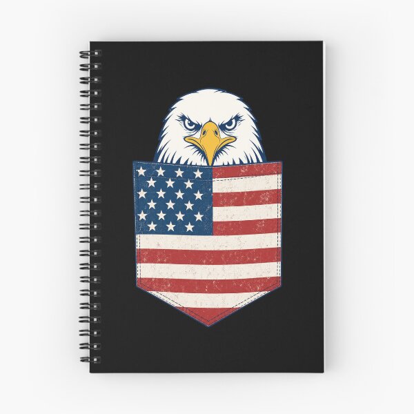 Item preview, 4th of July USA Flag Patriotic Eagle Pocket Funny  designed and sold by clothesy7.