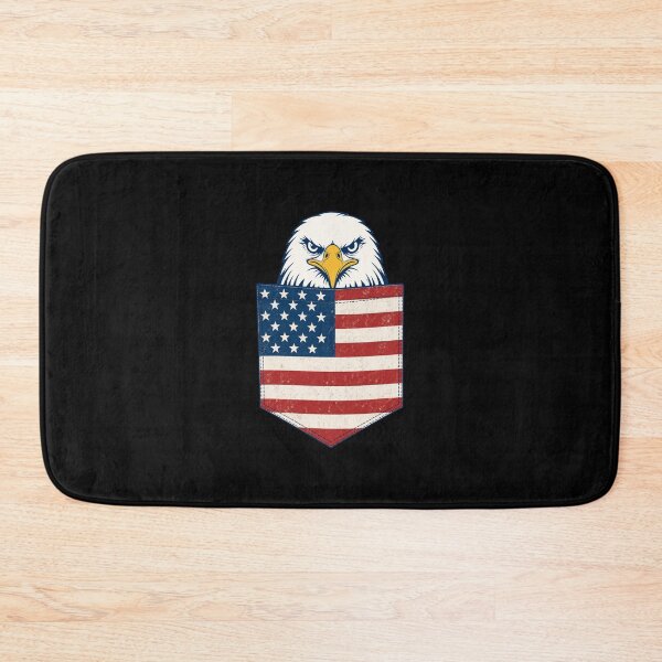 Item preview, 4th of July USA Flag Patriotic Eagle Pocket Funny  designed and sold by clothesy7.