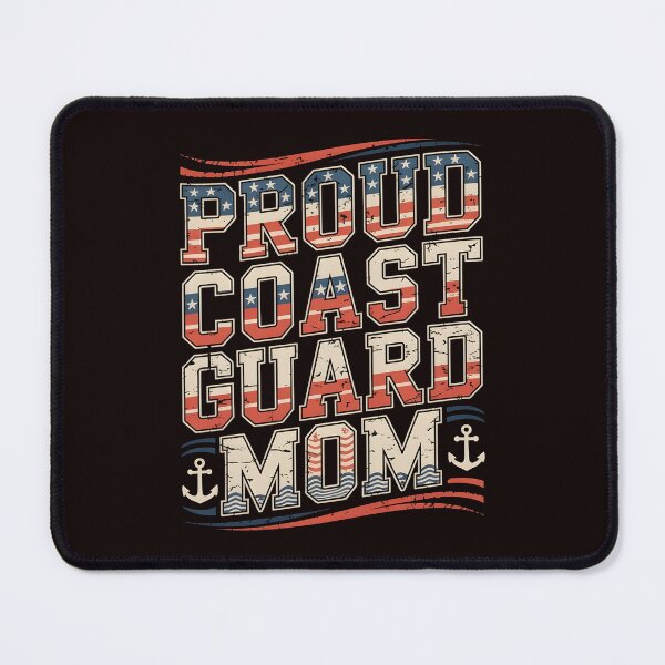 Item preview, Proud Coast Guard Mom – Coast Guard Family Patriotic Military designed and sold by Redgiant87x.