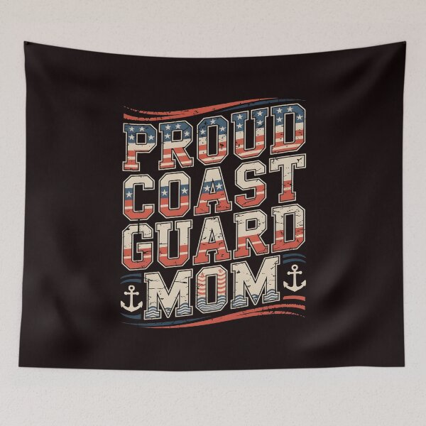 Item preview, Proud Coast Guard Mom – Coast Guard Family Patriotic Military designed and sold by Redgiant87x.