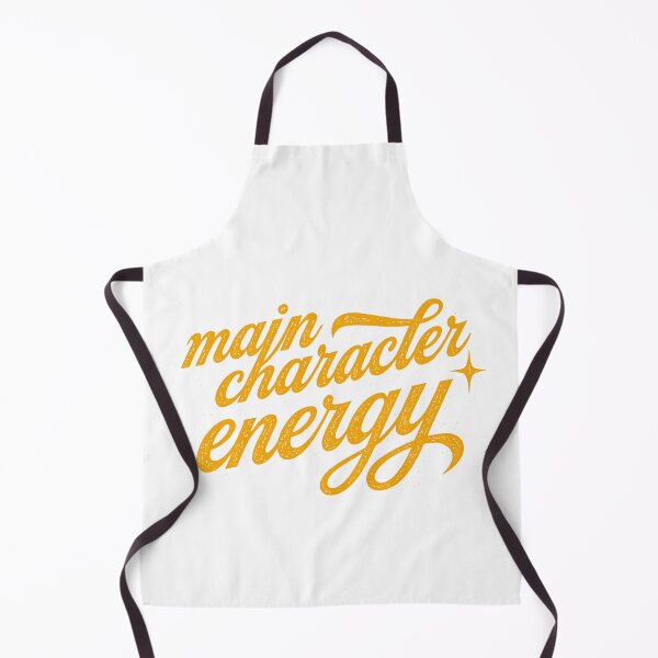 Item preview, Main Character Energy - cursive yellow designed and sold by Stefrait-7.