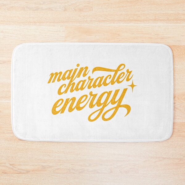 Item preview, Main Character Energy - cursive yellow designed and sold by Stefrait-7.