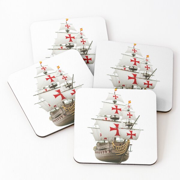 Item preview, Vintage Spanish Galleon Tall Ship Art designed and sold by UCBrandDecor.
