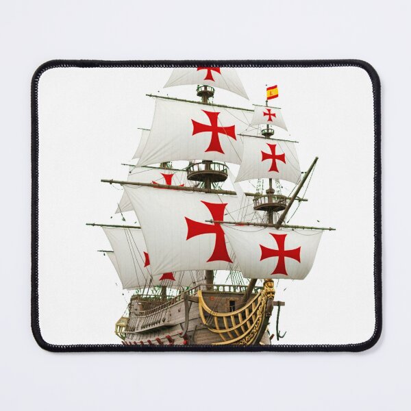 Item preview, Vintage Spanish Galleon Tall Ship Art designed and sold by UCBrandDecor.