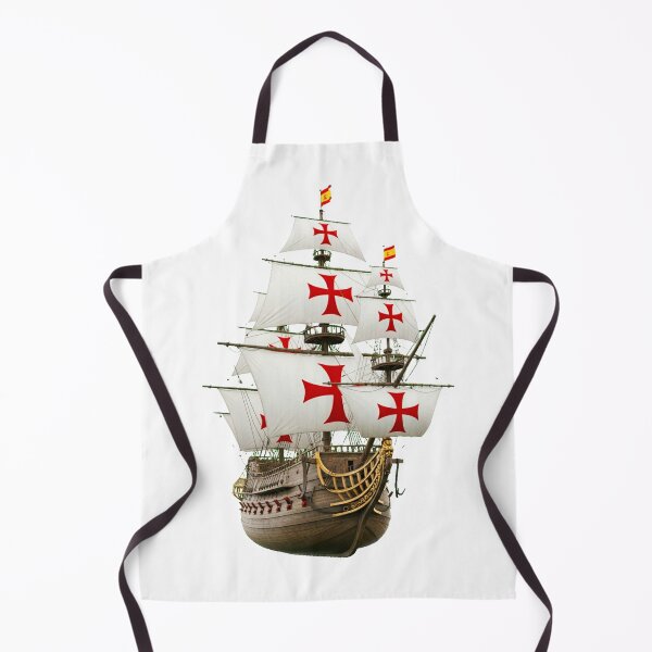 Item preview, Vintage Spanish Galleon Tall Ship Art designed and sold by UCBrandDecor.