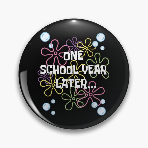Item preview, One School Year Later Funny Spongebob Inspired Time Card Teacher Student Design designed and sold by LakenDraphil.