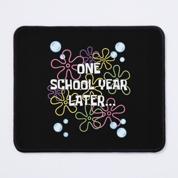 Item preview, One School Year Later Funny Spongebob Inspired Time Card Teacher Student Design designed and sold by LakenDraphil.