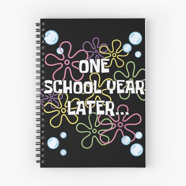 Item preview, One School Year Later Funny Spongebob Inspired Time Card Teacher Student Design designed and sold by LakenDraphil.