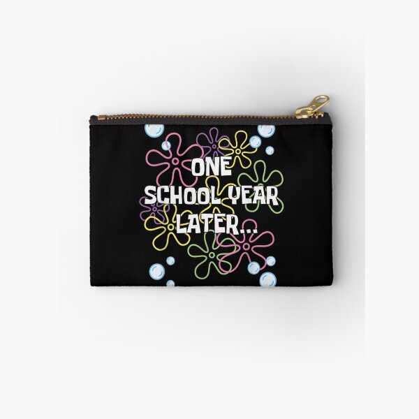 Item preview, One School Year Later Funny Spongebob Inspired Time Card Teacher Student Design designed and sold by LakenDraphil.