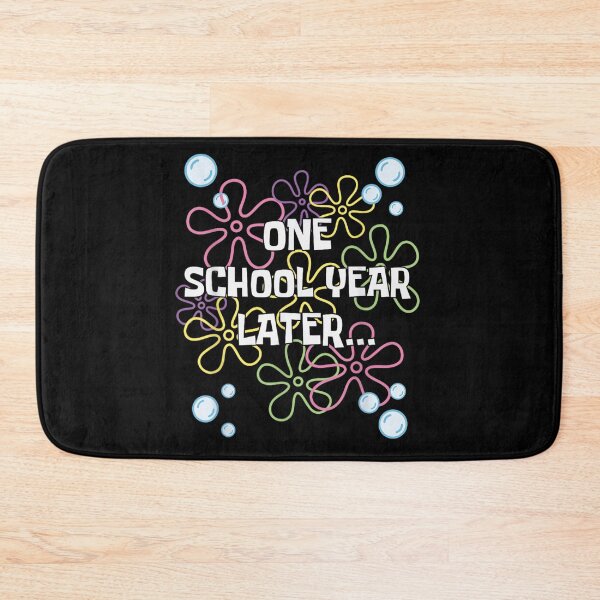 Item preview, One School Year Later Funny Spongebob Inspired Time Card Teacher Student Design designed and sold by LakenDraphil.