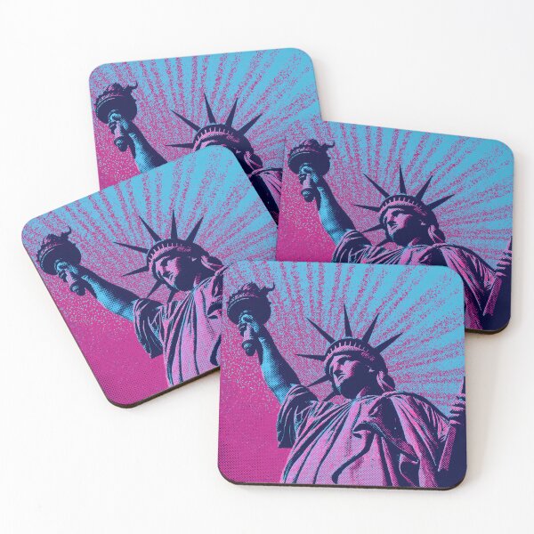 Item preview, Neon Pop Art Statue of Liberty designed and sold by ClubVacay.
