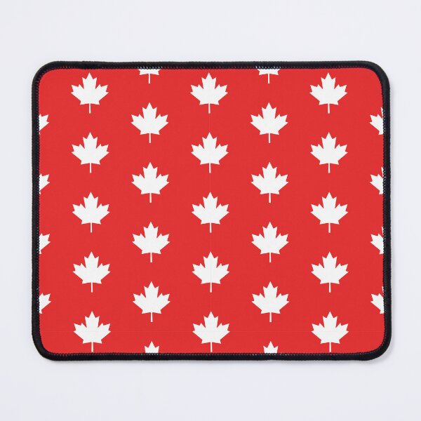 Item preview, Canada Maple Leaf White Red Seamless Patriotic Pattern designed and sold by DaVinciFeather.