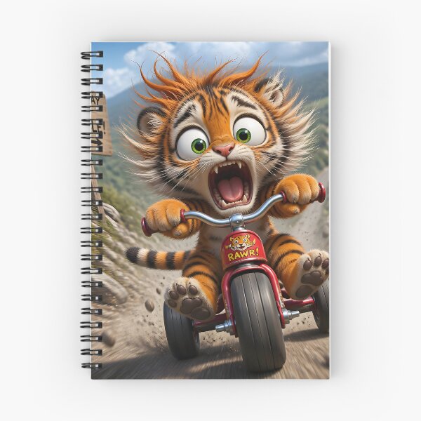 Item preview, Tiger on Trike designed and sold by sigmaartstudio.