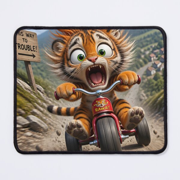 Item preview, Tiger on Trike designed and sold by sigmaartstudio.