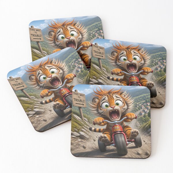Item preview, Tiger on Trike designed and sold by sigmaartstudio.