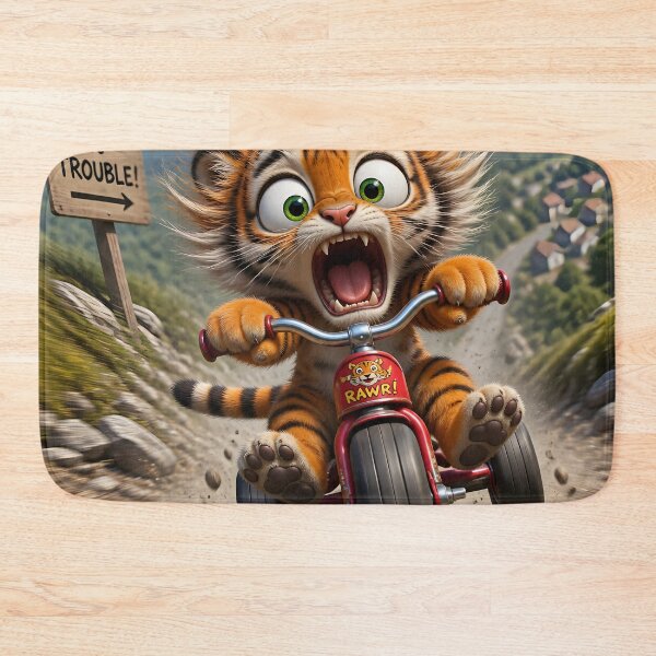 Item preview, Tiger on Trike designed and sold by sigmaartstudio.