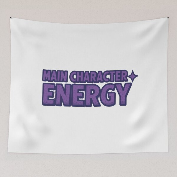 Item preview, Copy of Main Character Energy - bold purple designed and sold by Stefrait-7.