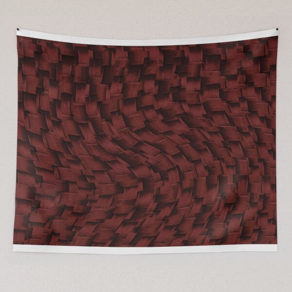 Item preview, Burgundy Woven 3D Basketweave Pattern designed and sold by UCBrandDecor.