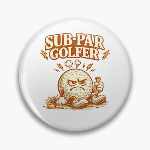 Item preview, Sub-Par Golfer Funny Retro Golf Design designed and sold by EastEndTownie.