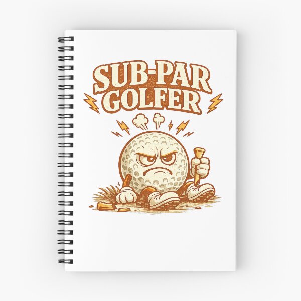 Item preview, Sub-Par Golfer Funny Retro Golf Design designed and sold by EastEndTownie.