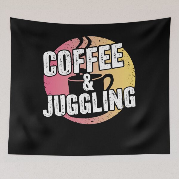 Item preview, Coffee Juggling Retro designed and sold by SiarheiYur.