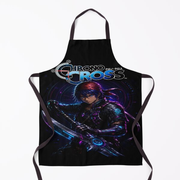 Item preview, Cyberpunk Serge Chrono Cross Art | Neon Futuristic Warrior - Chrono Trigger Aesthetic Design designed and sold by Trinidesigns123.