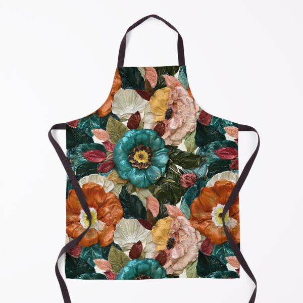 Item preview, Bold Blue and Orange Floral designed and sold by Pixel-Lair.