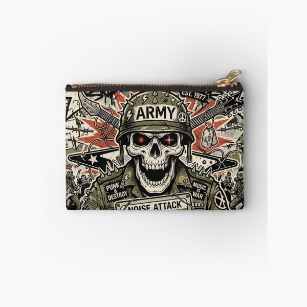 Item preview, Punk Army Skull: Retro Rock Rebellion designed and sold by theboyjake.