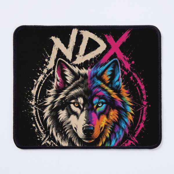 Item preview, NDX Dual Nature – Neon Wolf Graphic designed and sold by NDX9.