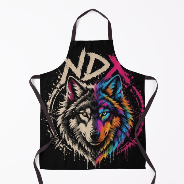 Item preview, NDX Dual Nature – Neon Wolf Graphic designed and sold by NDX9.