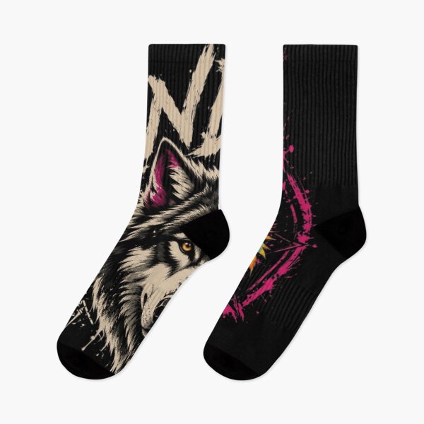 Item preview, NDX Dual Nature – Neon Wolf Graphic designed and sold by NDX9.