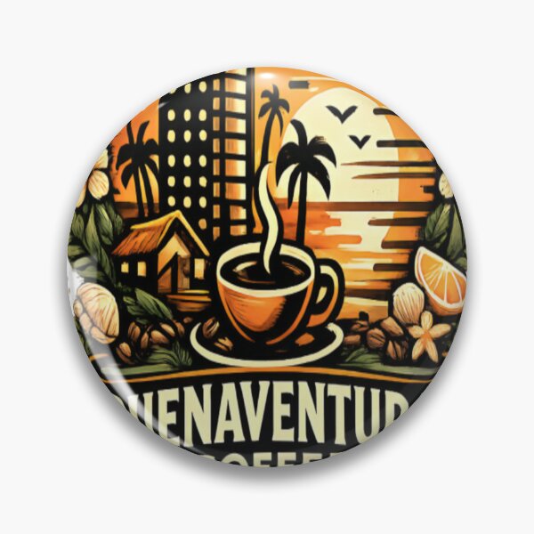 Item preview, Buenaventura Coffee – New Smyrna Beach Vintage Sunset Tropical Cafe designed and sold by CatLovers Studio.