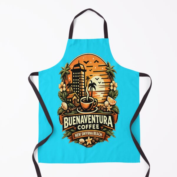 Item preview, Buenaventura Coffee – New Smyrna Beach Vintage Sunset Tropical Cafe designed and sold by CatLovers Studio.