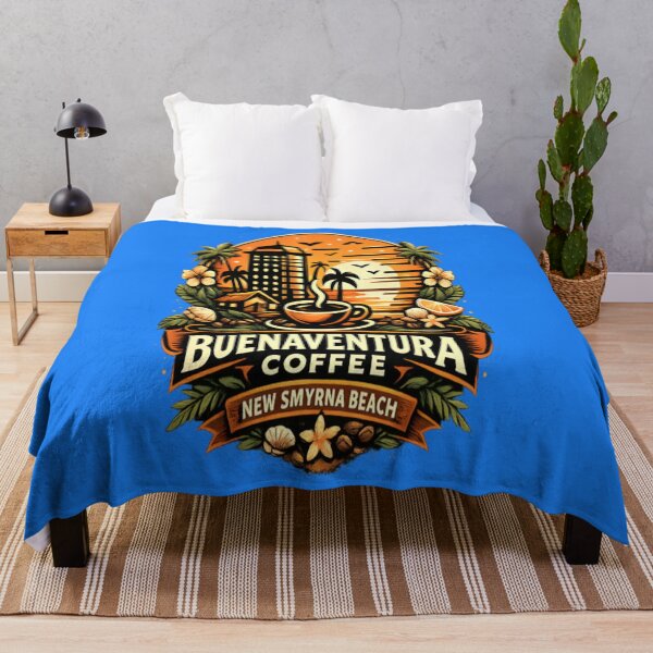 Item preview, Buenaventura Coffee – New Smyrna Beach Vintage Sunset Tropical Cafe designed and sold by CatLovers Studio.