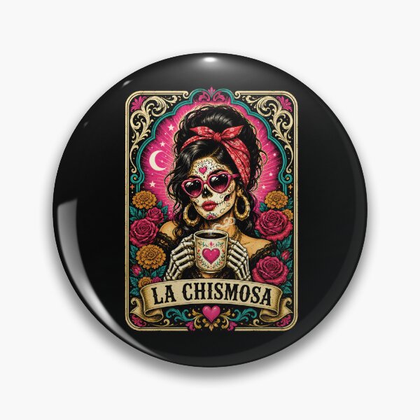 Item preview, La Chismosa Cafecito Y Chisme Funny Mexican Latina Coffee Cafe Gossip Lover designed and sold by DesignsByAnett.