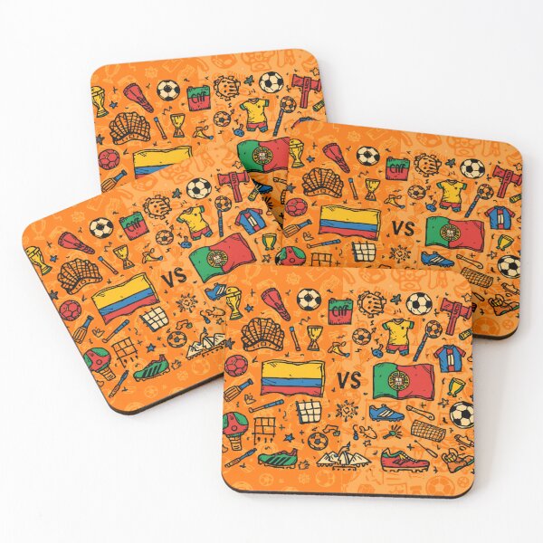 Item preview, Colombia vs Portugal World Cup 2026 Doodle - Father's Day Gift Football. designed and sold by GeoandHome.