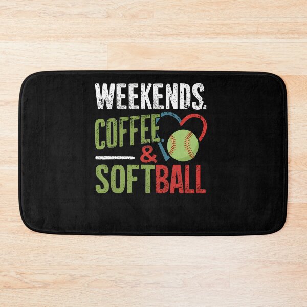 Item preview, Weekends Coffee Softball designed and sold by SiarheiYur.