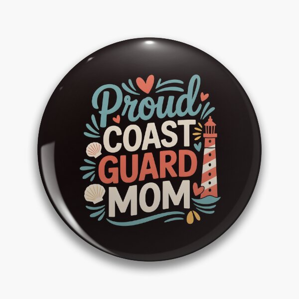 Item preview, Proud Coast Guard Mom – Military Parent Coast Guard Pride designed and sold by Redgiant87x.