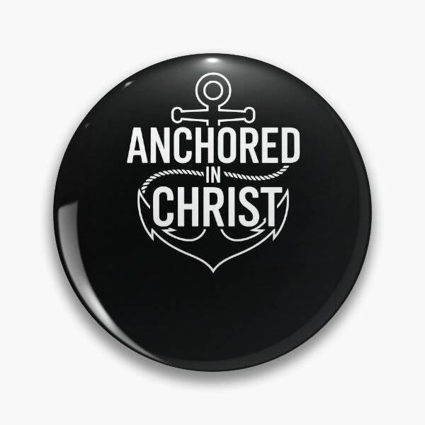 Item preview, Anchored In Christ Christian Faith Anchor Design designed and sold by SuperAndSocial.