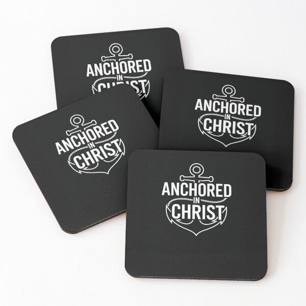 Item preview, Anchored In Christ Christian Faith Anchor Design designed and sold by SuperAndSocial.