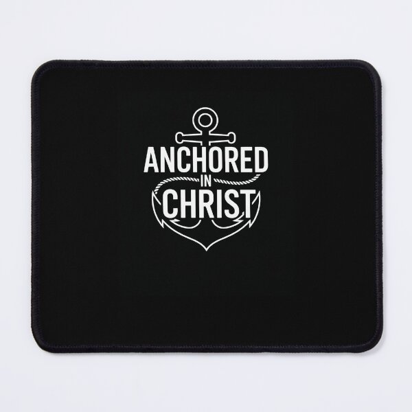 Item preview, Anchored In Christ Christian Faith Anchor Design designed and sold by SuperAndSocial.