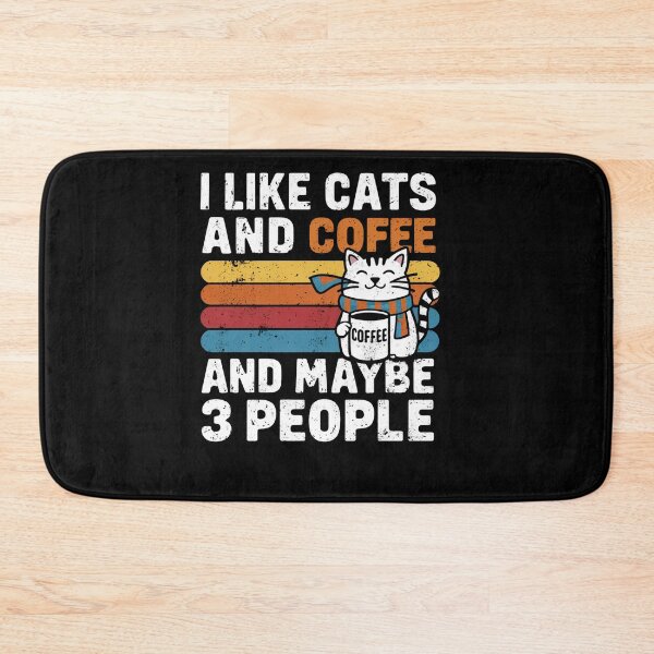 Item preview, Cats Coffee Maybe Three People designed and sold by SiarheiYur.
