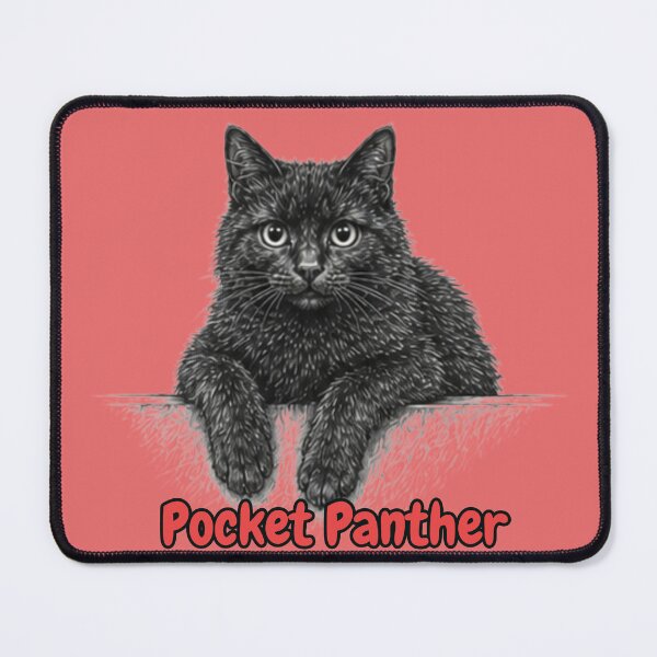 Item preview, Pocket Panther Black Kitten Sticker designed and sold by lumar23.