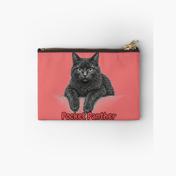 Item preview, Pocket Panther Black Kitten Sticker designed and sold by lumar23.