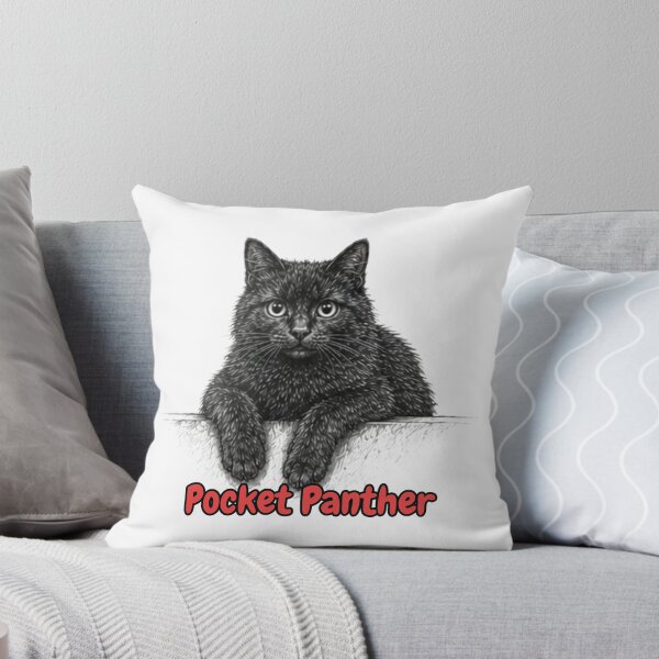 Item preview, Pocket Panther Black Kitten Sticker designed and sold by lumar23.