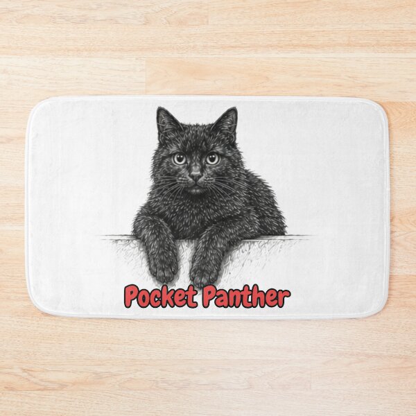 Item preview, Pocket Panther Black Kitten Sticker designed and sold by lumar23.