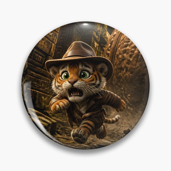 Item preview,  Tiger Explorer Running from Giant Walnut designed and sold by sigmaartstudio.