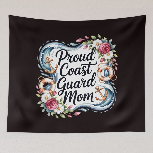 Item preview, Proud Coast Guard Mom – Coast Guard Mom Hero Patriotic designed and sold by Redgiant87x.