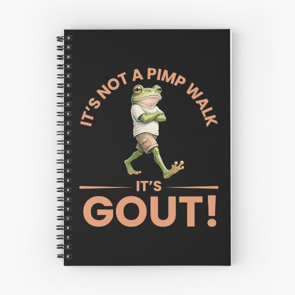 Item preview, It’s Not A Pimp Walk It’s Gout Funny Medical Humor T-Shirt designed and sold by Teetreasure2.