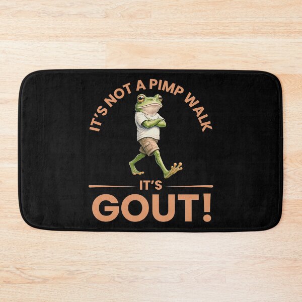Item preview, It’s Not A Pimp Walk It’s Gout Funny Medical Humor T-Shirt designed and sold by Teetreasure2.